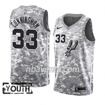 Camiseta Niños San Antonio Spurs Dante Cunningham 33 2018-19 Nike Gris Swingman Camiseta Niños San Antonio Spurs Dante Cunningham 33 2018-19 Nike Gris Swingman